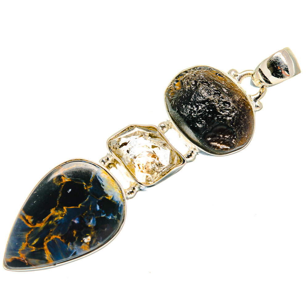 Pietersite Pendants handcrafted by Ana Silver Co - PD22648