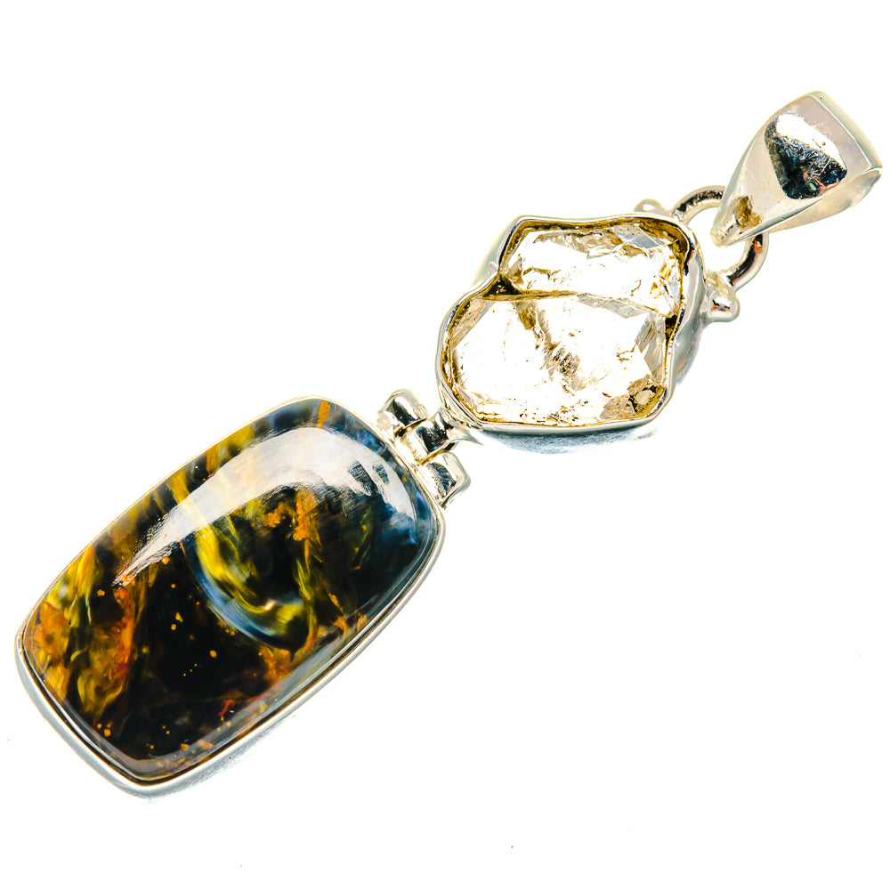 Pietersite Pendants handcrafted by Ana Silver Co - PD22651 - Photo 2