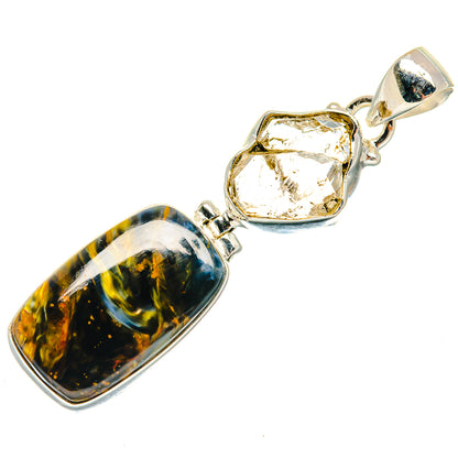 Pietersite Pendants handcrafted by Ana Silver Co - PD22651 - Photo 2