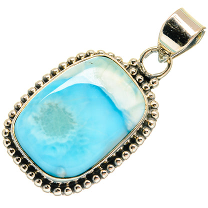 Larimar Pendants handcrafted by Ana Silver Co - PD22659 - Photo 2