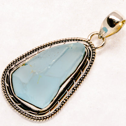 Aquamarine Pendants handcrafted by Ana Silver Co - PD22662 - Photo 2