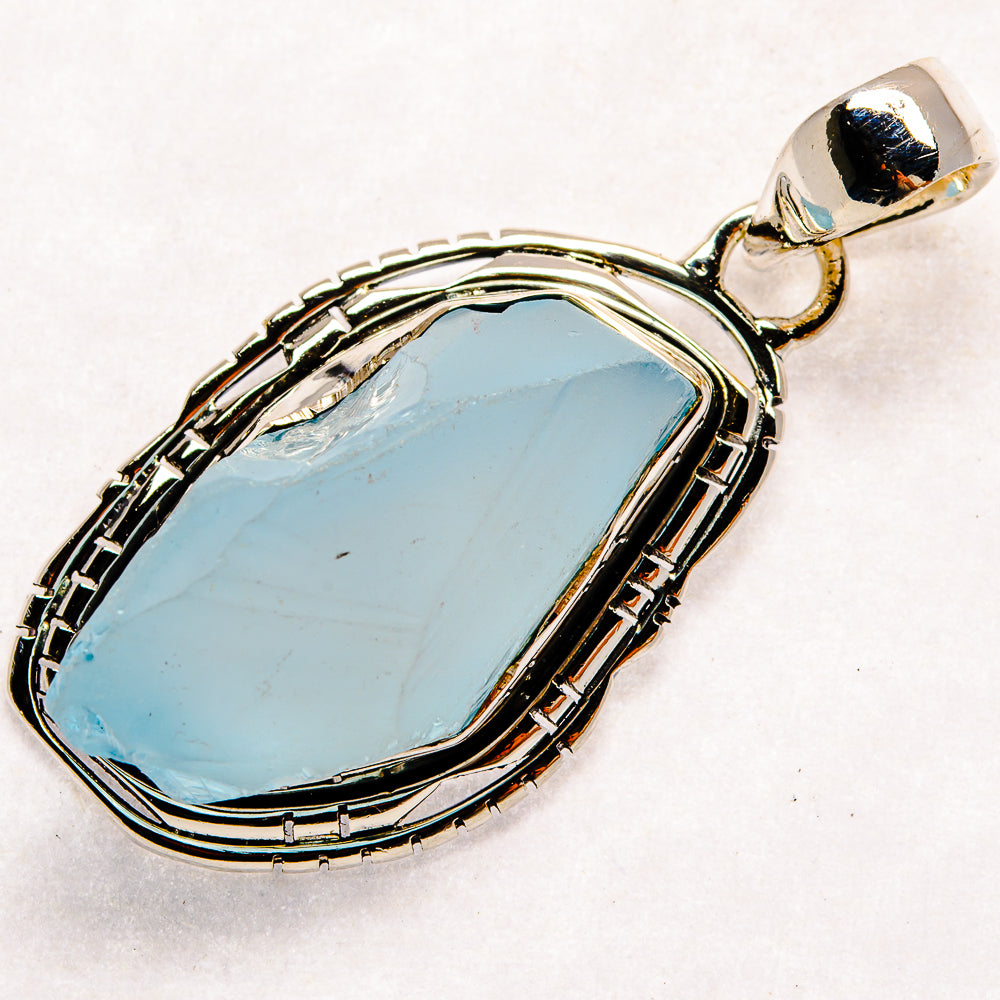 Aquamarine Pendants handcrafted by Ana Silver Co - PD22663 - Photo 2