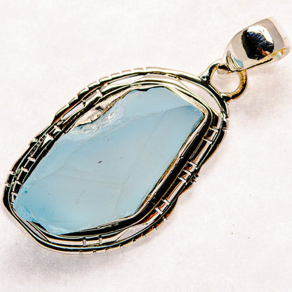 Aquamarine Pendants handcrafted by Ana Silver Co - PD22663 - Photo 2