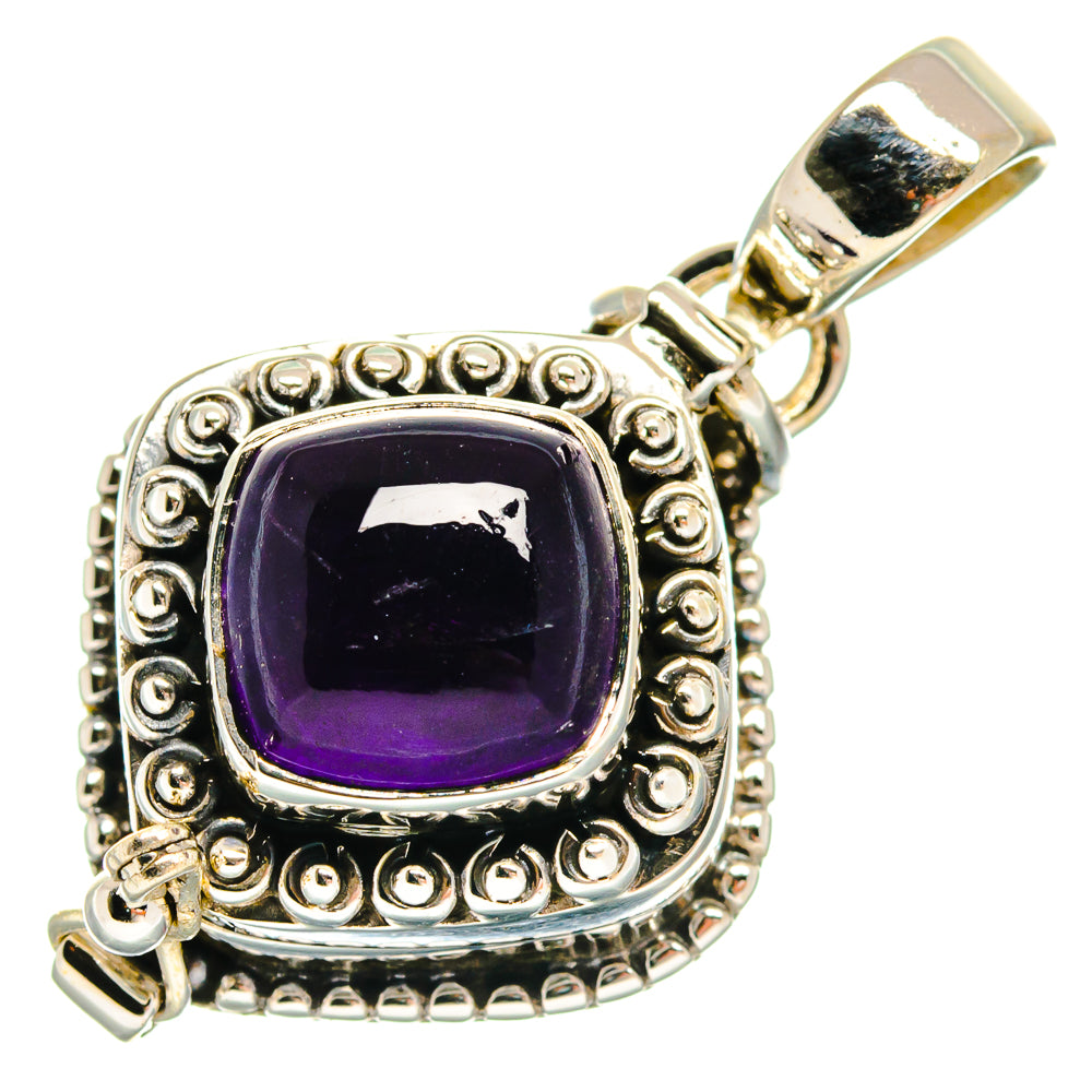 Amethyst Pendants handcrafted by Ana Silver Co - PD22669 - Photo 2