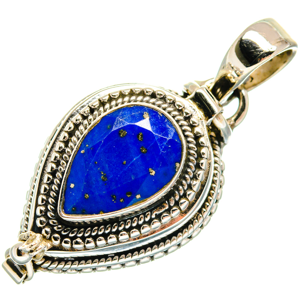 Lapis Lazuli Pendants handcrafted by Ana Silver Co - PD22675 - Photo 2