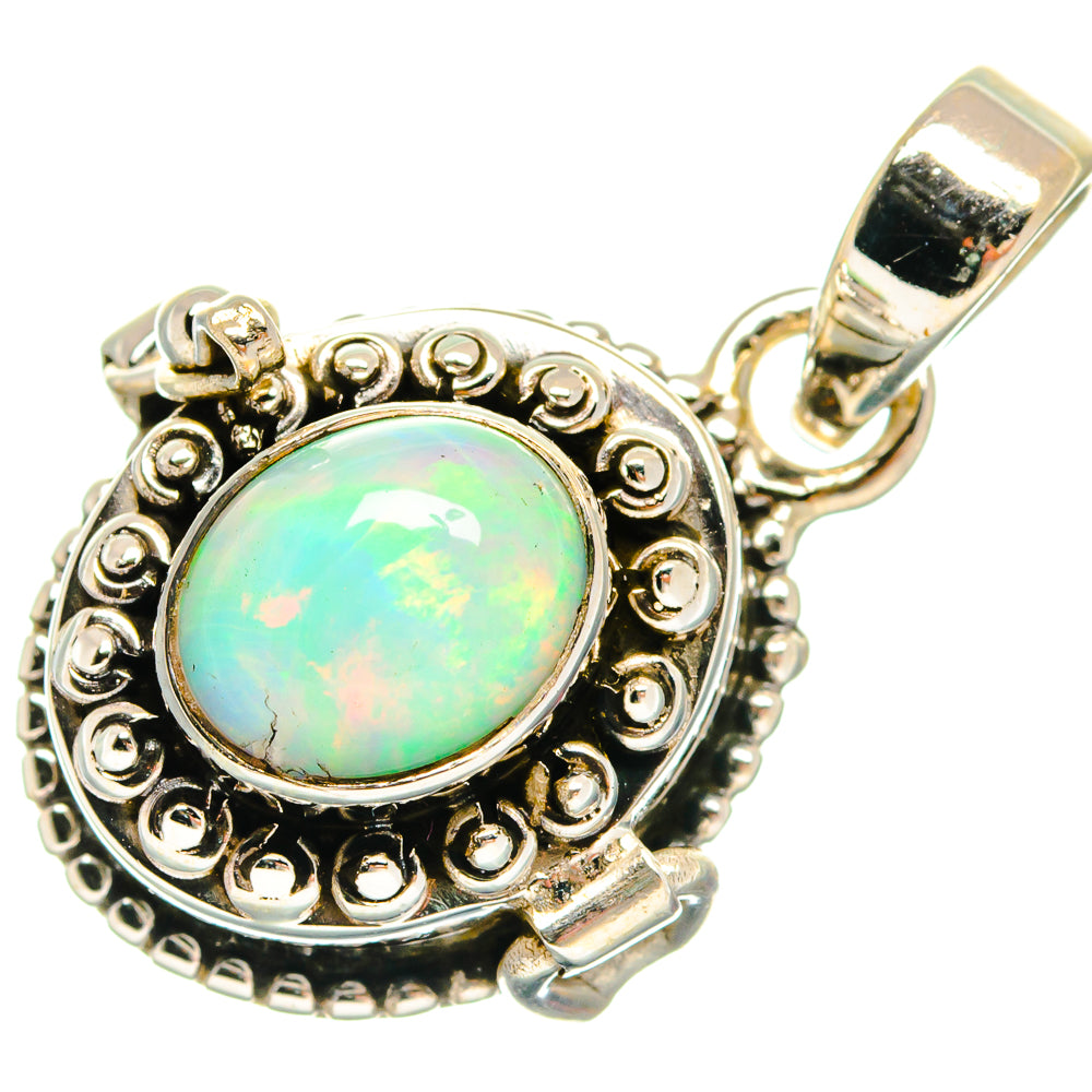 Ethiopian Opal Pendants handcrafted by Ana Silver Co - PD22676 - Photo 2