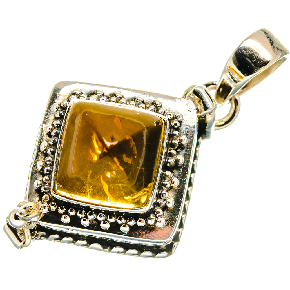 Citrine Pendants handcrafted by Ana Silver Co - PD22677 - Photo 2