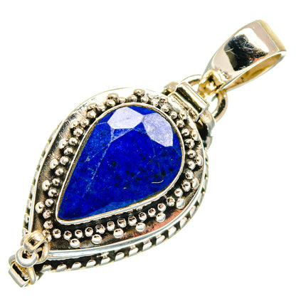 Lapis Lazuli Pendants handcrafted by Ana Silver Co - PD22678 - Photo 2