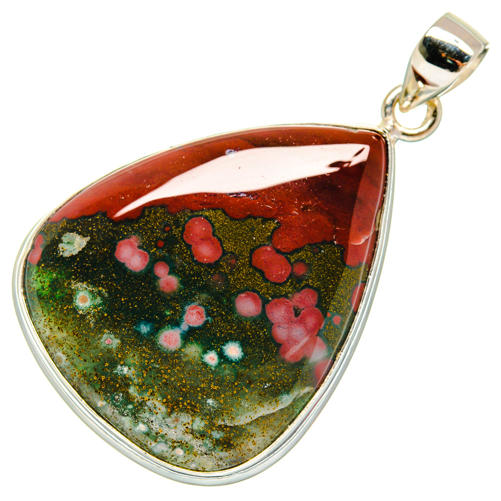 Ocean Jasper Pendants handcrafted by Ana Silver Co - PD22696