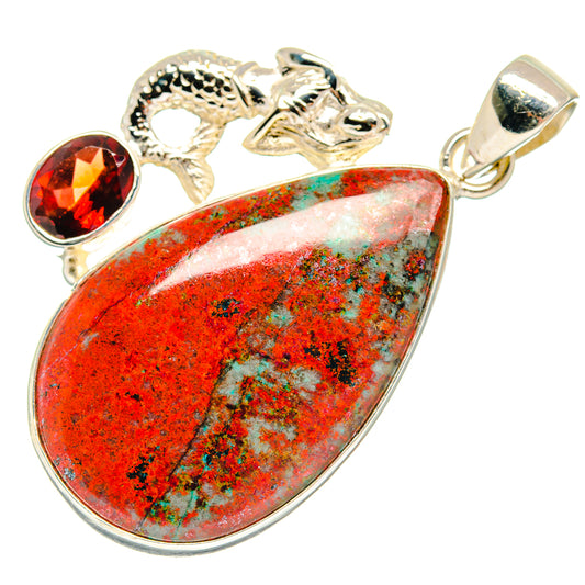 Bloodstone Pendants handcrafted by Ana Silver Co - PD22698 - Photo 2