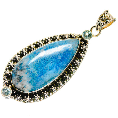 Chrysocolla In Quartz Pendants handcrafted by Ana Silver Co - PD22704 - Photo 2