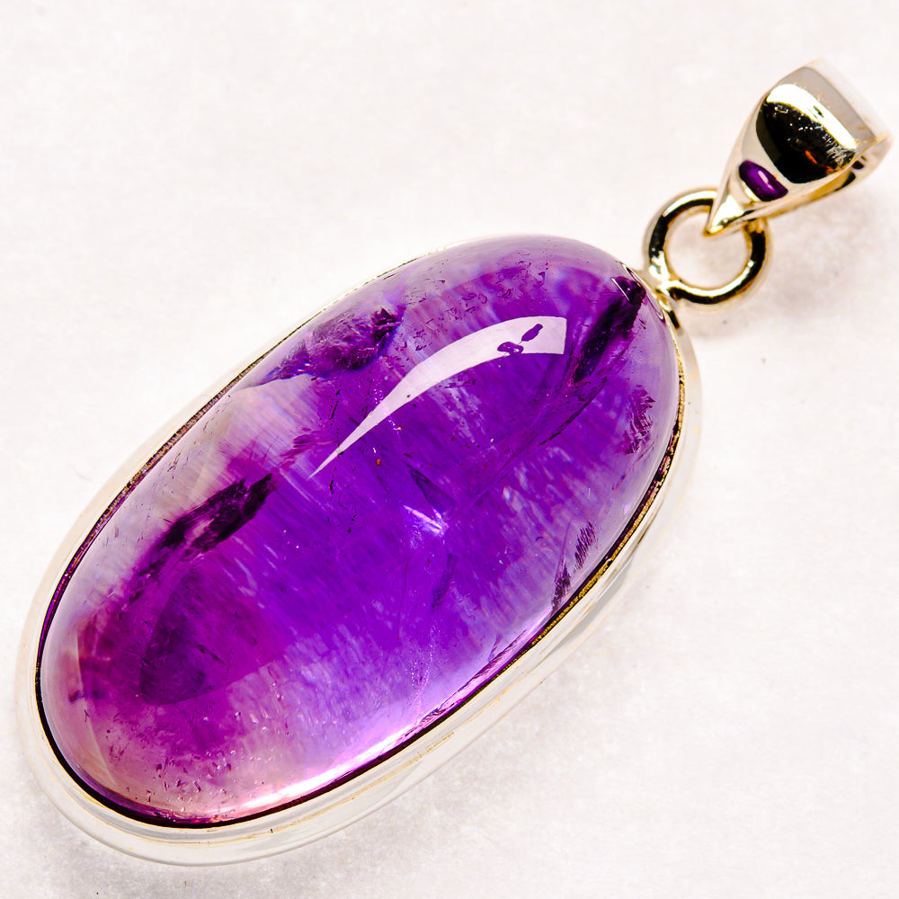 Amethyst Pendants handcrafted by Ana Silver Co - PD22716 - Photo 2