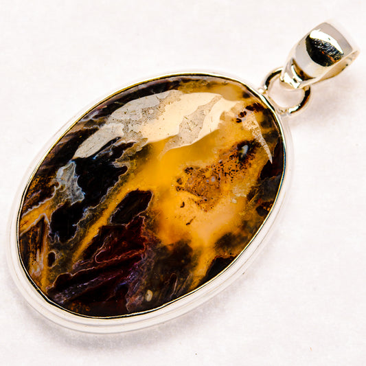 Turkish Tube Agate Pendants handcrafted by Ana Silver Co - PD22731 - Photo 2