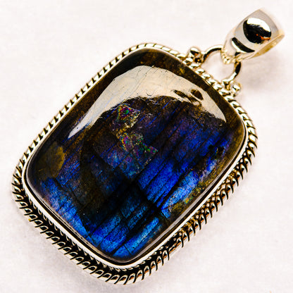 Labradorite Pendants handcrafted by Ana Silver Co - PD22732 - Photo 2