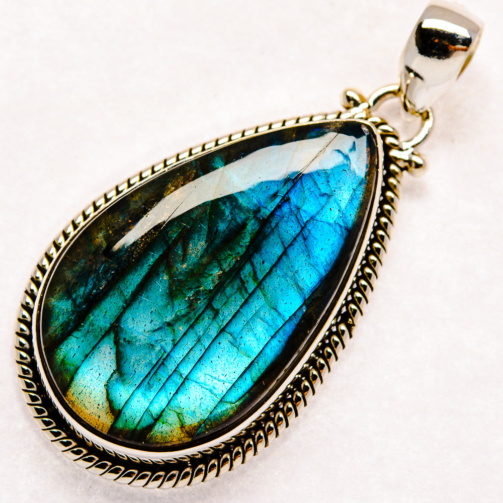 Labradorite Pendants handcrafted by Ana Silver Co - PD22735 - Photo 2