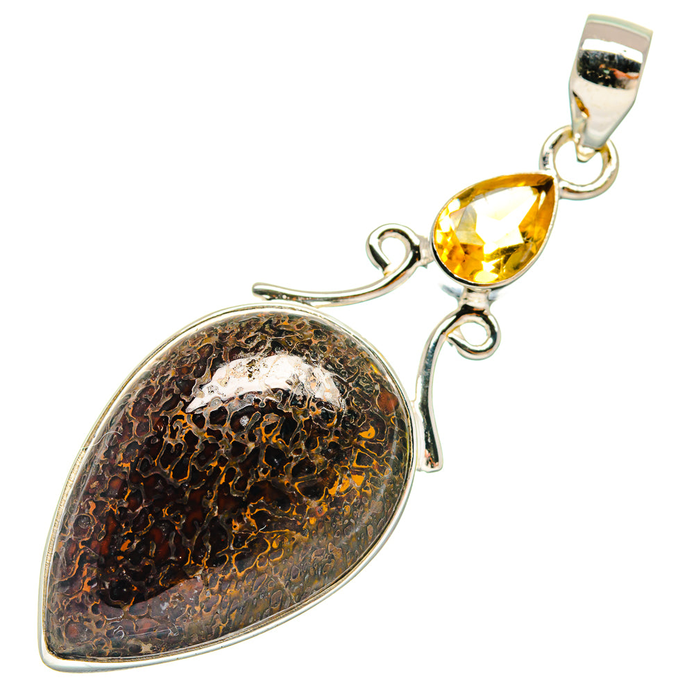 Dinosaur Bone Pendants handcrafted by Ana Silver Co - PD22777 - Photo 2