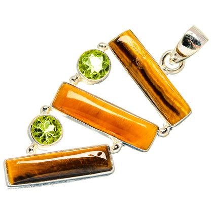 Tiger Eye Pendants handcrafted by Ana Silver Co - PD22779 - Photo 2