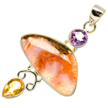 Ocean Jasper Pendants handcrafted by Ana Silver Co - PD22783 - Photo 2