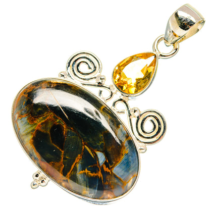 Pietersite Pendants handcrafted by Ana Silver Co - PD22784 - Photo 2
