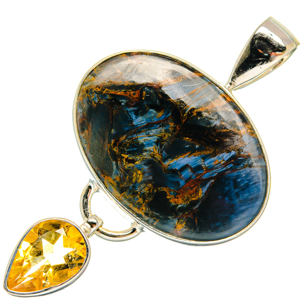 Pietersite Pendants handcrafted by Ana Silver Co - PD22786 - Photo 2