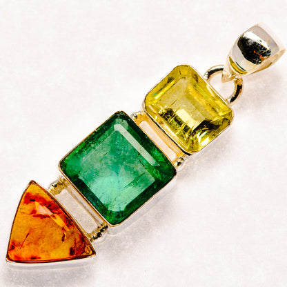 Green Aventurine Pendants handcrafted by Ana Silver Co - PD22790 - Photo 2