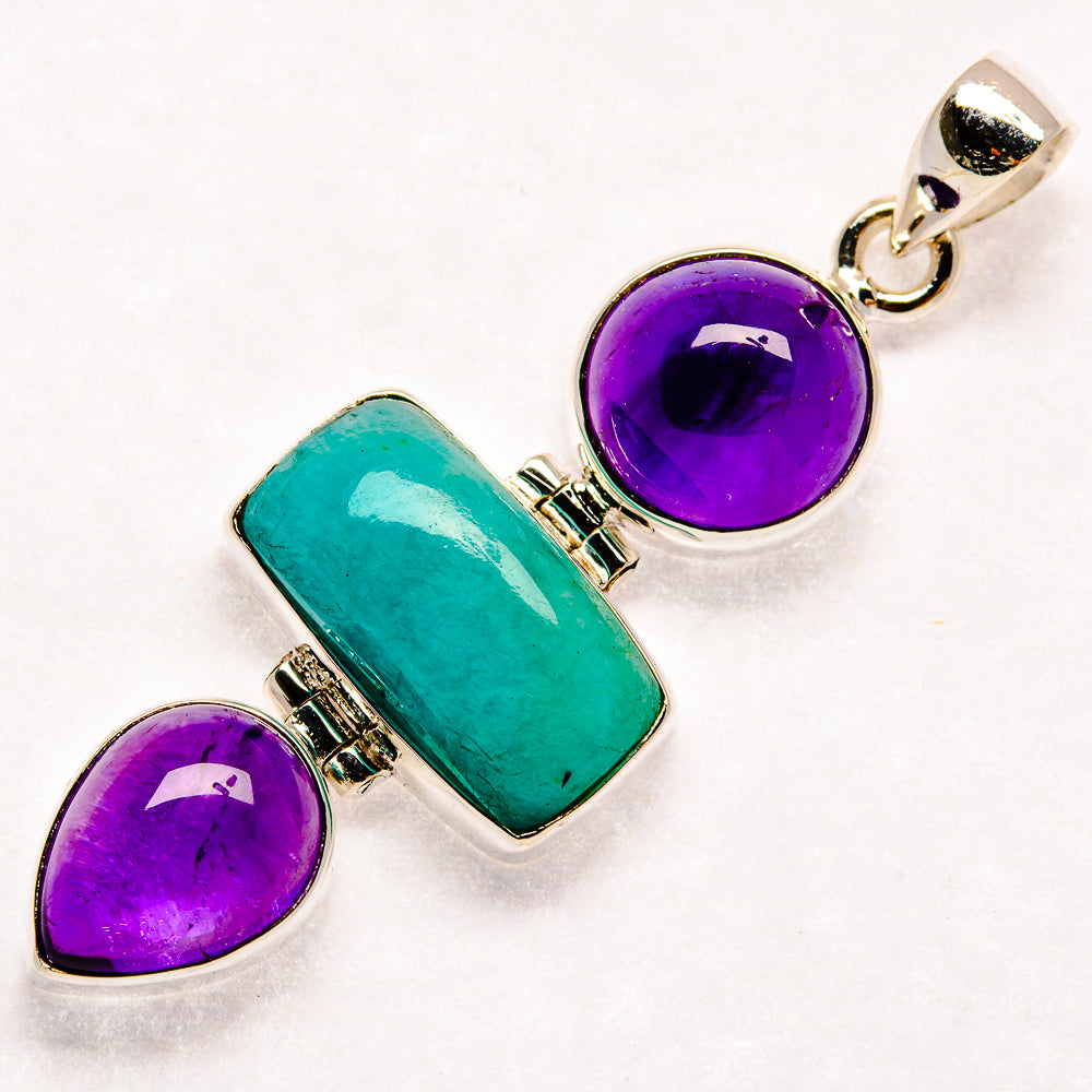 Larimar Pendants handcrafted by Ana Silver Co - PD22794 - Photo 2