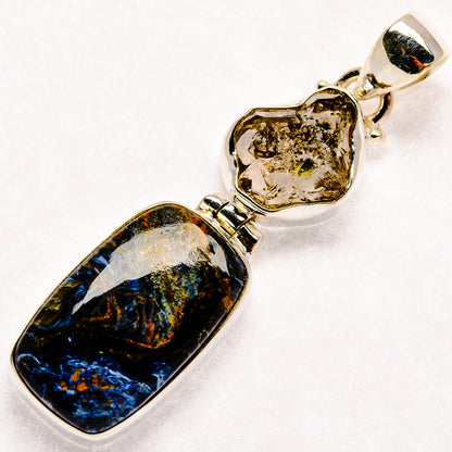 Pietersite Pendants handcrafted by Ana Silver Co - PD22807 - Photo 2