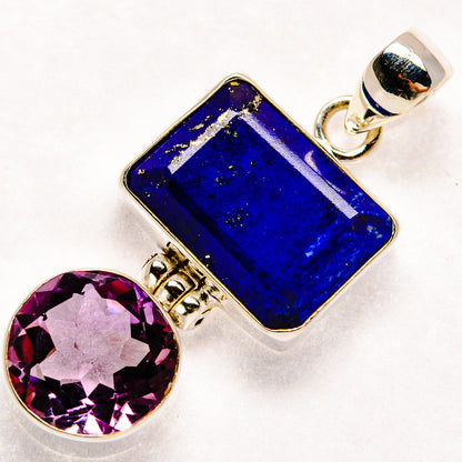 Lapis Lazuli Pendants handcrafted by Ana Silver Co - PD22809 - Photo 2