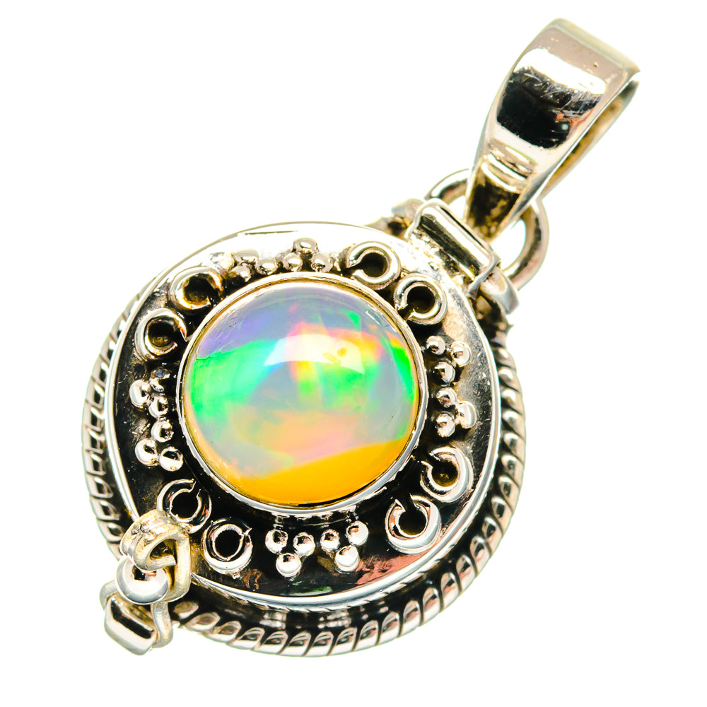 Ethiopian Opal Pendants handcrafted by Ana Silver Co - PD22813 - Photo 2