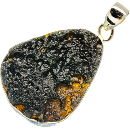 Tektite Pendants handcrafted by Ana Silver Co - PD22827 - Photo 2