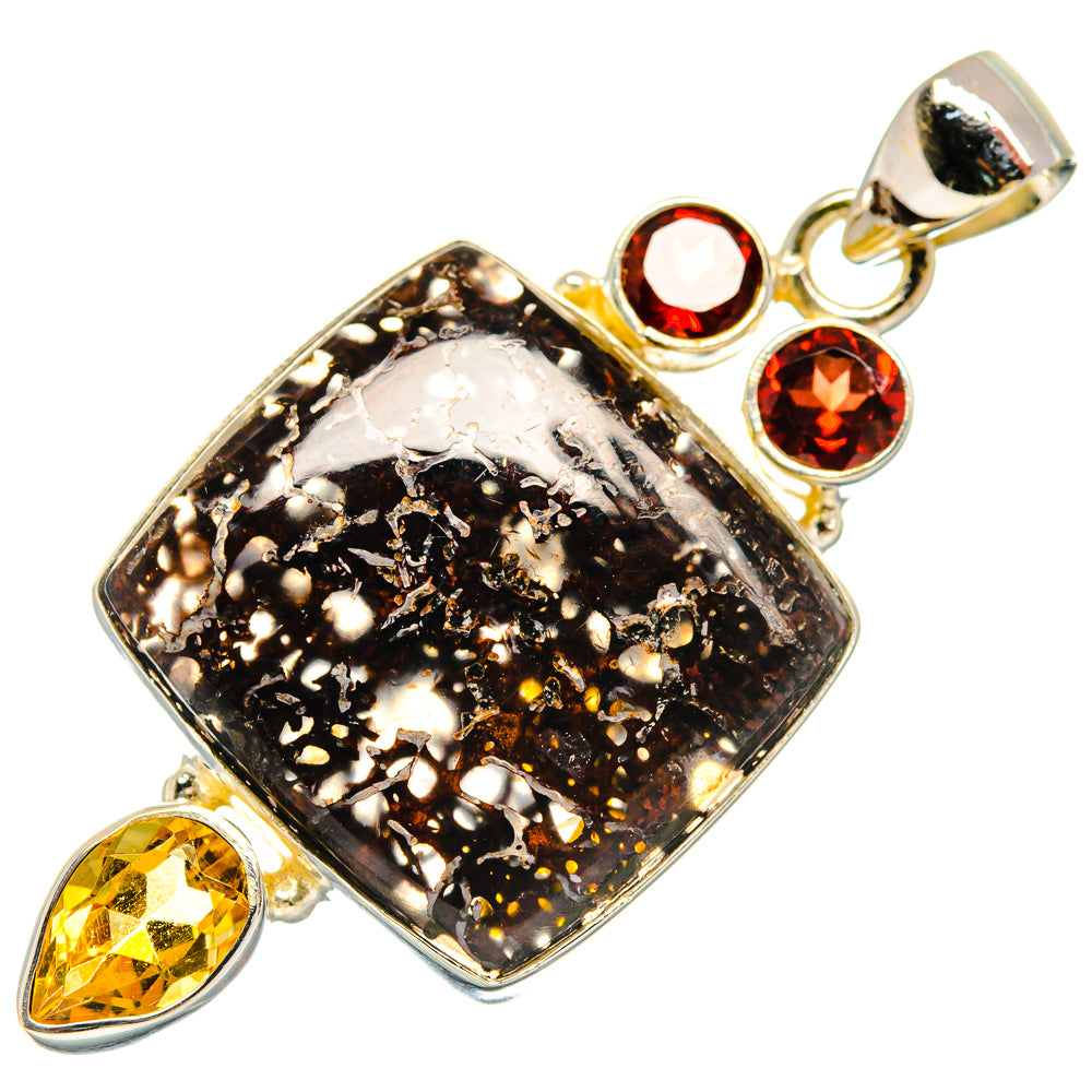 Tube Agate Pendants handcrafted by Ana Silver Co - PD22829 - Photo 2