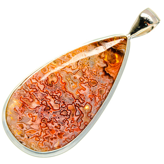 Crazy Lace Agate Pendants handcrafted by Ana Silver Co - PD22863 - Photo 2