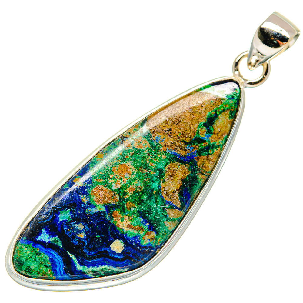 Azurite Pendants handcrafted by Ana Silver Co - PD22866 - Photo 2