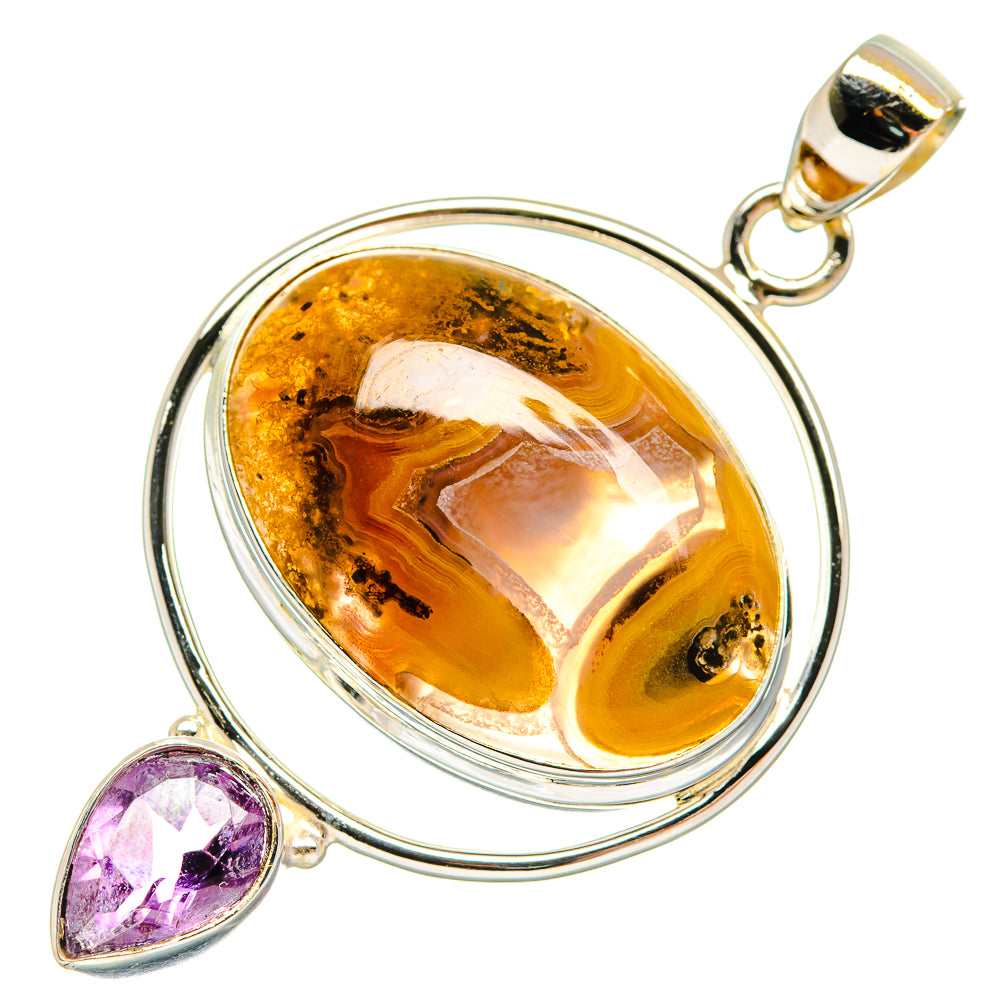 Ocean Jasper Pendants handcrafted by Ana Silver Co - PD22878 - Photo 2