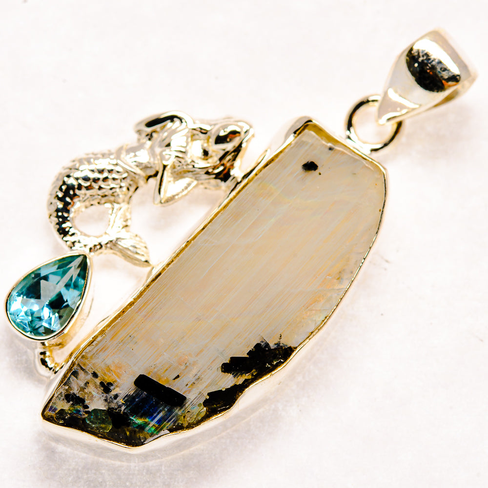 Rainbow Moonstone Pendants handcrafted by Ana Silver Co - PD22893 - Photo 2