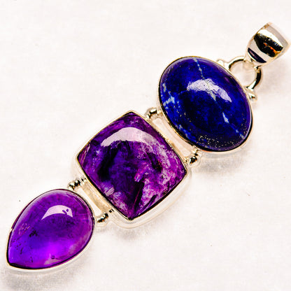 Charoite Pendants handcrafted by Ana Silver Co - PD22930 - Photo 2