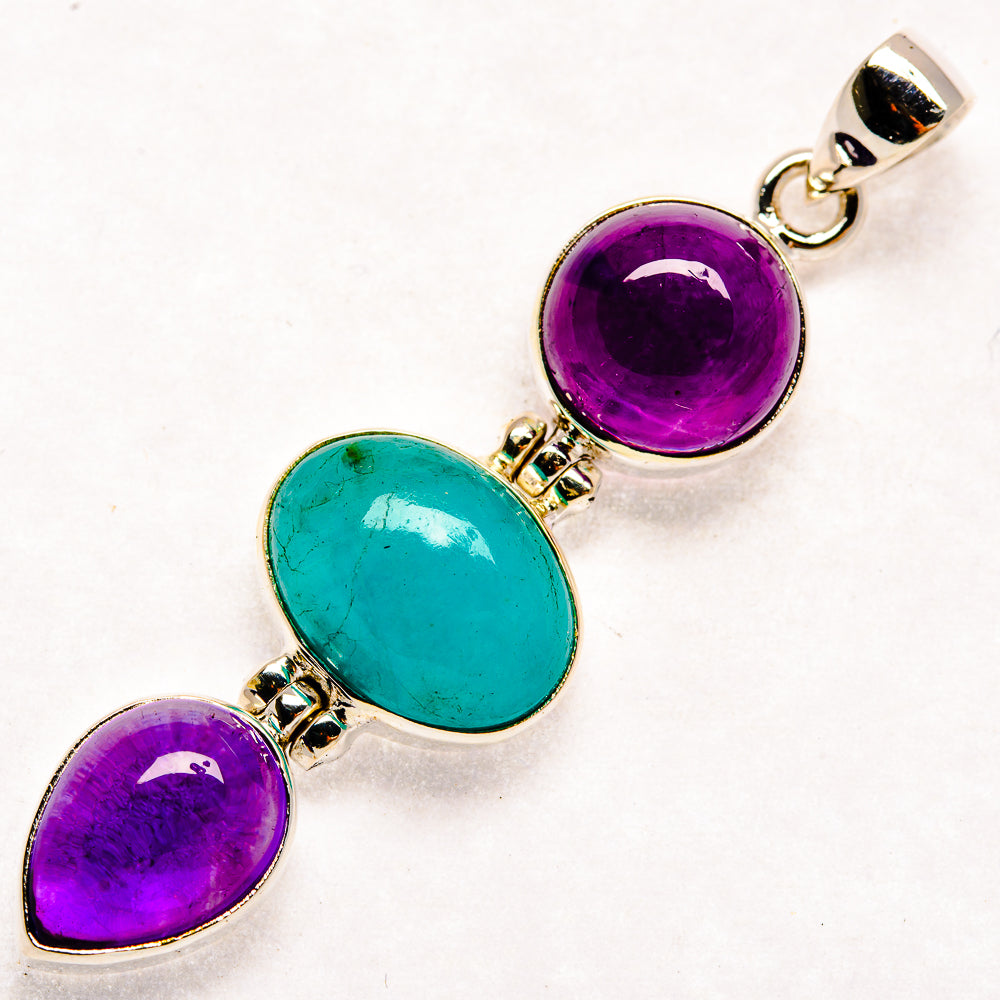 Smithsonite Pendants handcrafted by Ana Silver Co - PD22938 - Photo 2