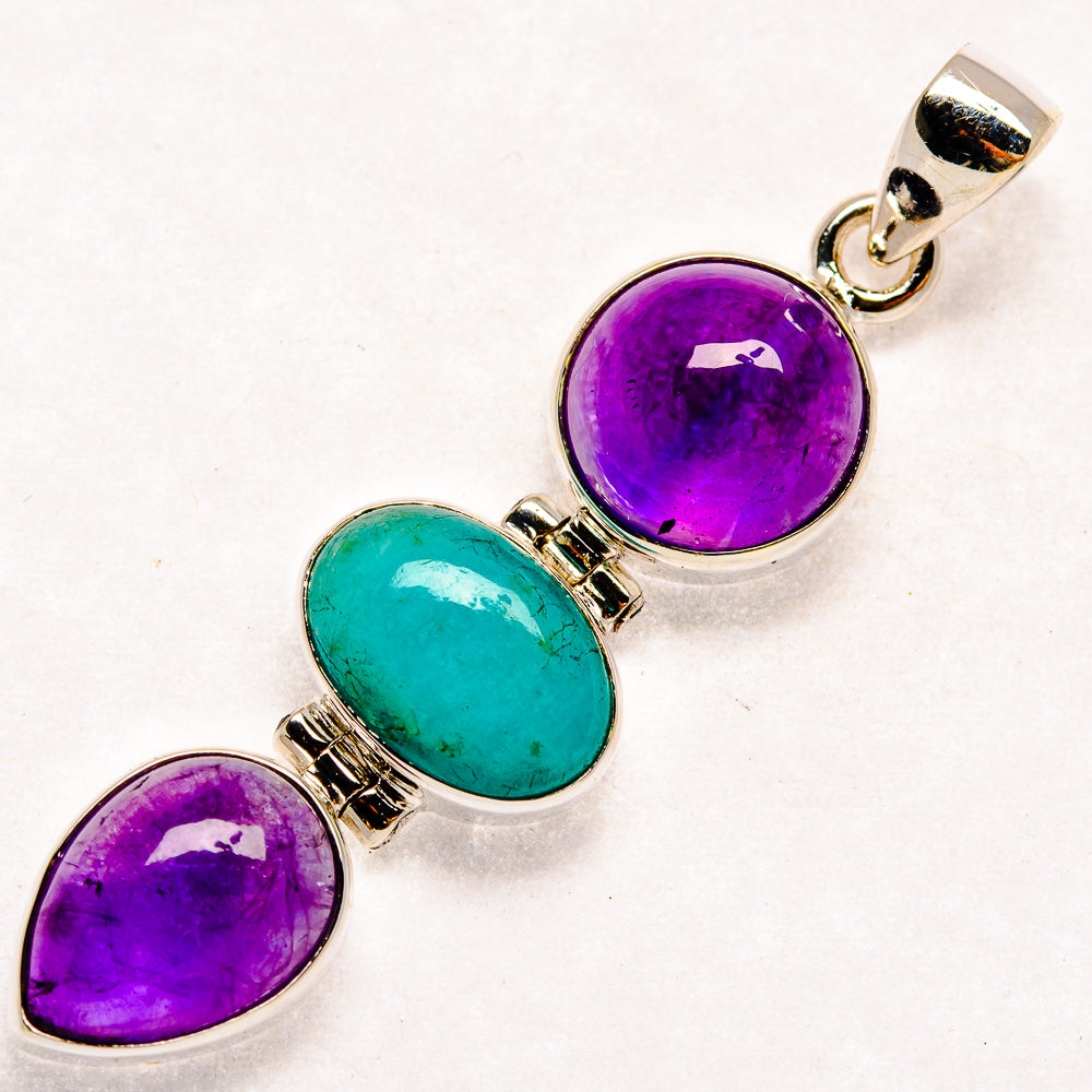 Smithsonite Pendants handcrafted by Ana Silver Co - PD22939 - Photo 2