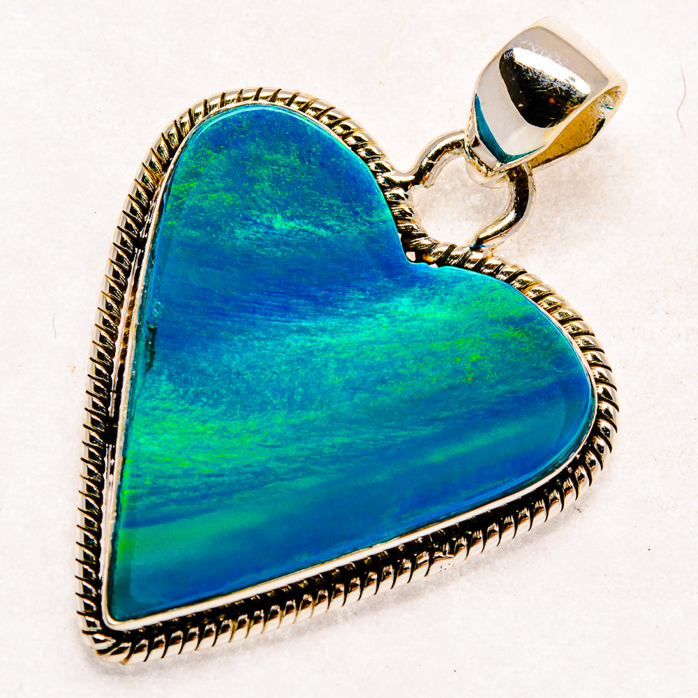 Aura Opal Pendants handcrafted by Ana Silver Co - PD22952 - Photo 2
