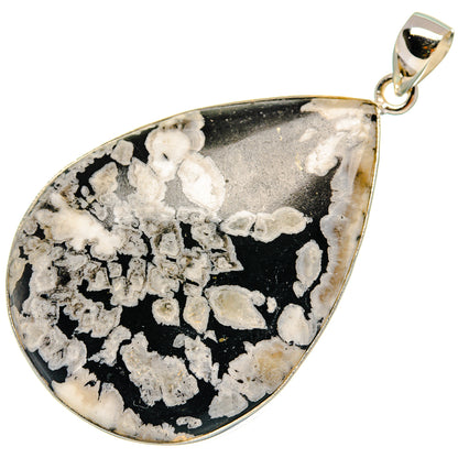 Chrysanthemum Stone Pendants handcrafted by Ana Silver Co - PD22955 - Photo 2