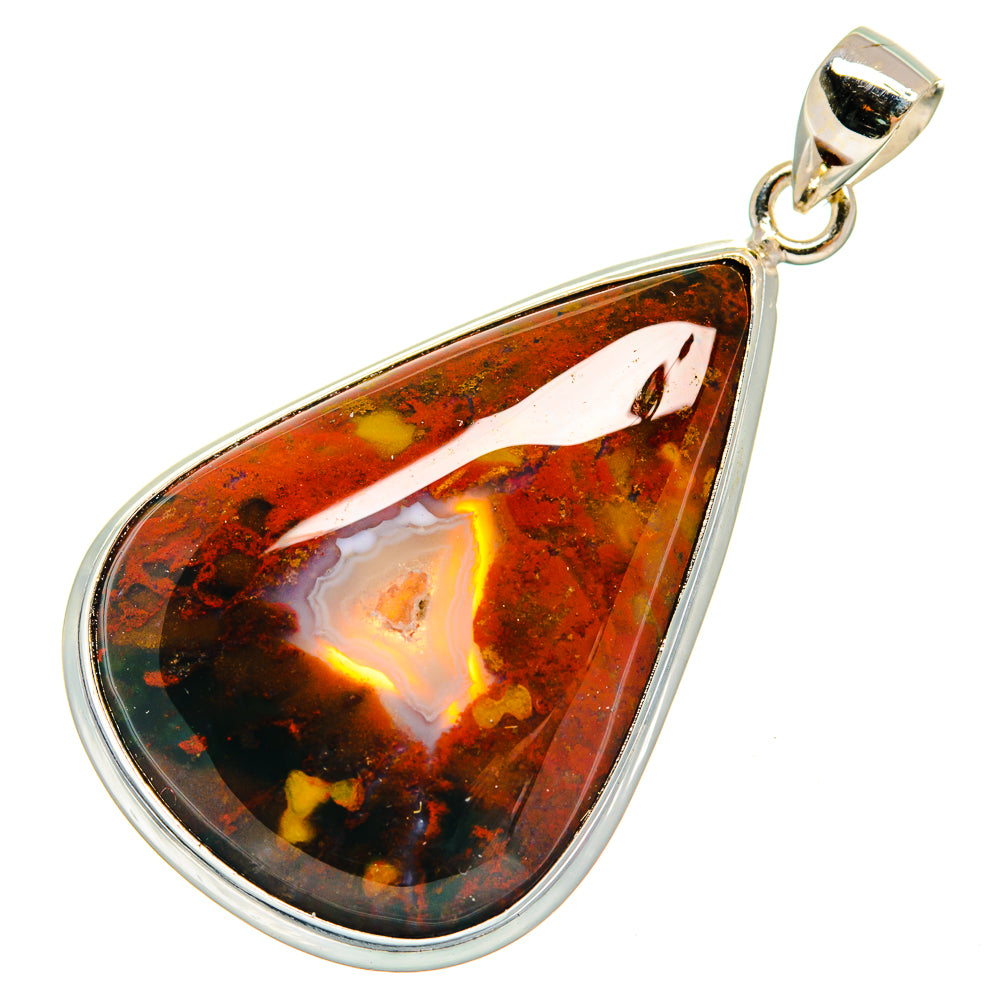 Bloodstone Pendants handcrafted by Ana Silver Co - PD22969 - Photo 2