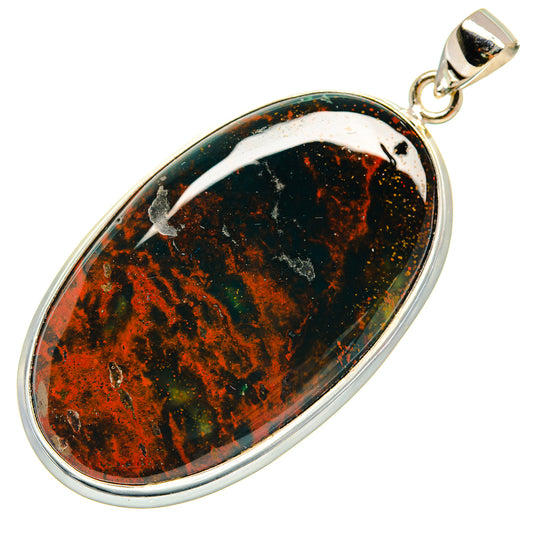 Bloodstone Pendants handcrafted by Ana Silver Co - PD22972 - Photo 2
