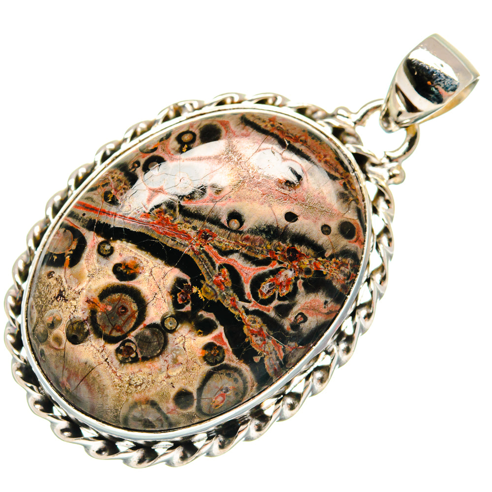 Poppy Jasper Pendants handcrafted by Ana Silver Co - PD22978 - Photo 2