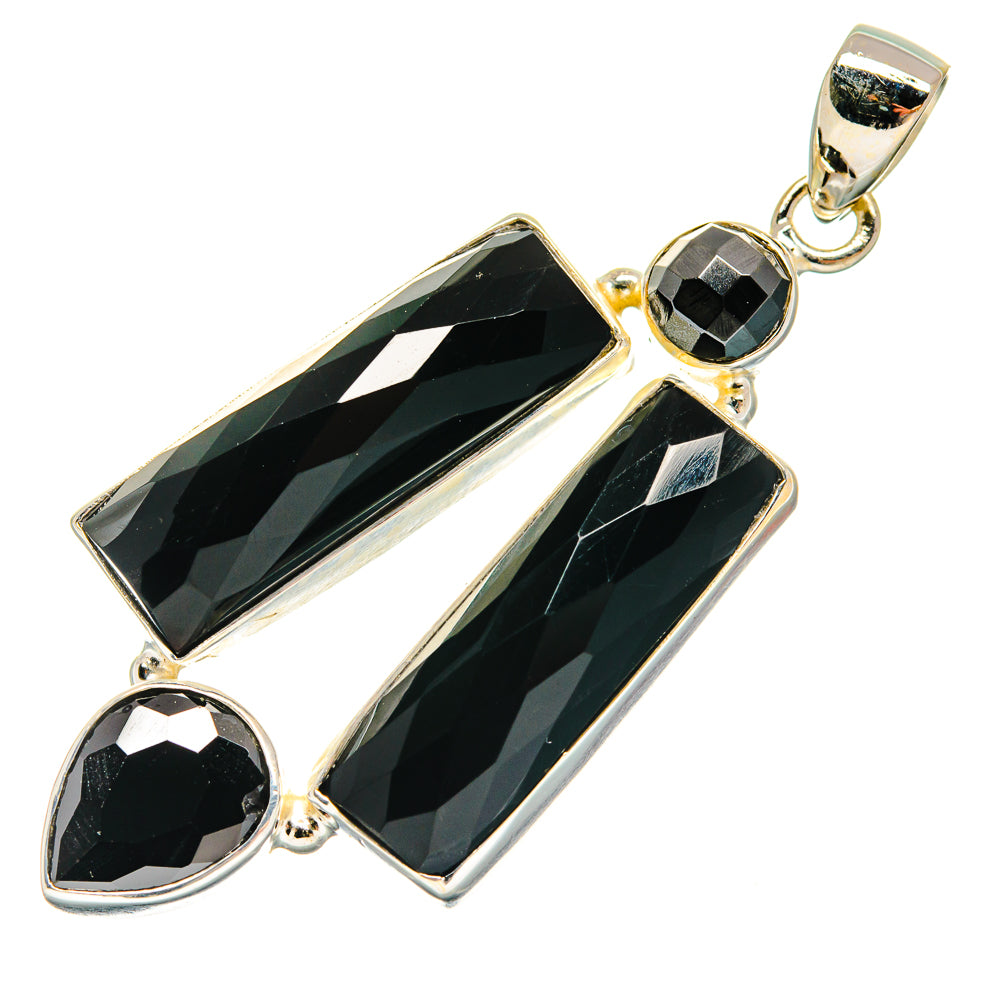 Black Onyx Pendants handcrafted by Ana Silver Co - PD22979 - Photo 2