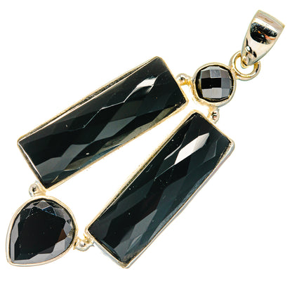 Black Onyx Pendants handcrafted by Ana Silver Co - PD22981 - Photo 2