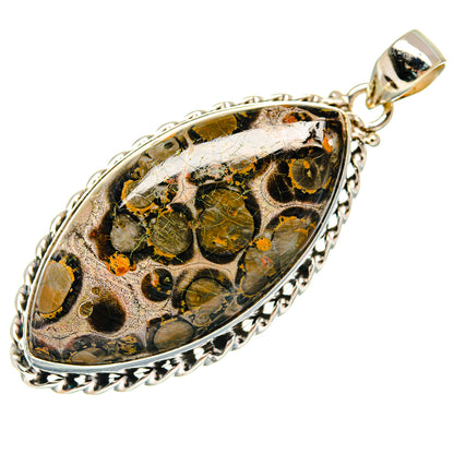 Poppy Jasper Pendants handcrafted by Ana Silver Co - PD22982 - Photo 2