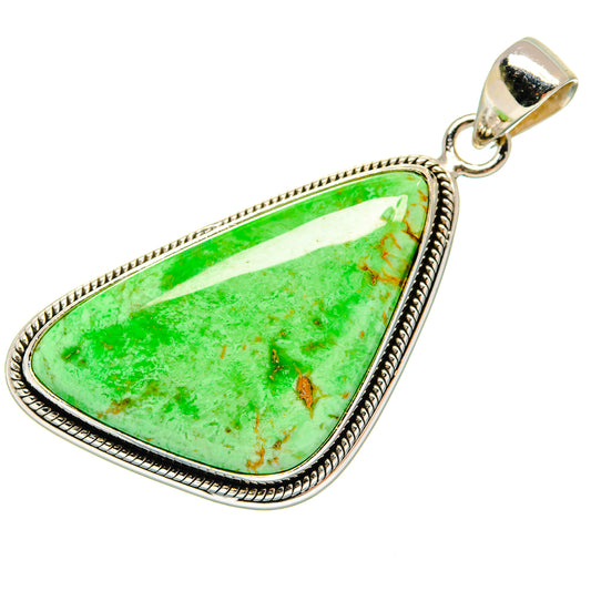 Variscite Pendants handcrafted by Ana Silver Co - PD23003 - Photo 2