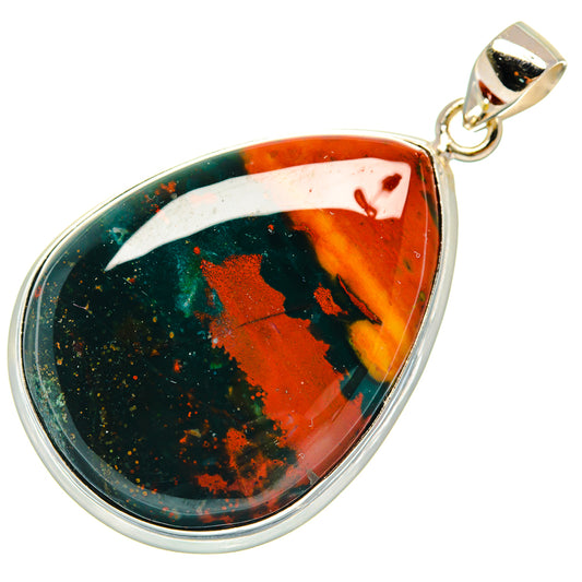 Bloodstone Pendants handcrafted by Ana Silver Co - PD23018 - Photo 2