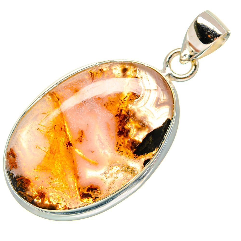 Ocean Jasper Pendants handcrafted by Ana Silver Co - PD23019 - Photo 2