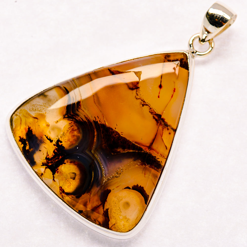 Montana Agate Pendants handcrafted by Ana Silver Co - PD23022 - Photo 2